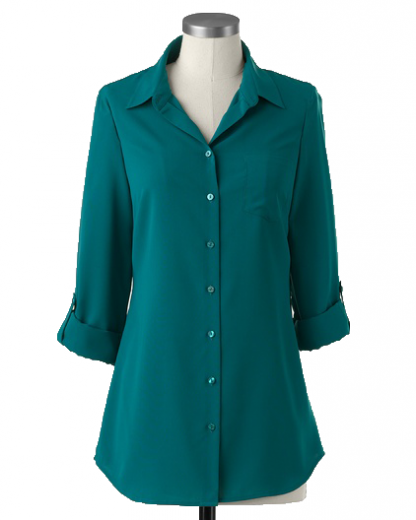 Tunic Ladies Shirt for Casual-Formal