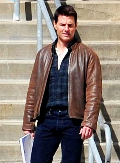 Original Leather Jacket of Tom Cruise in Jack Reacher Film
