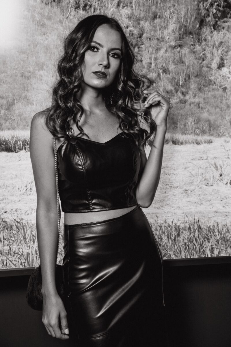 Original Leather Black Skirt