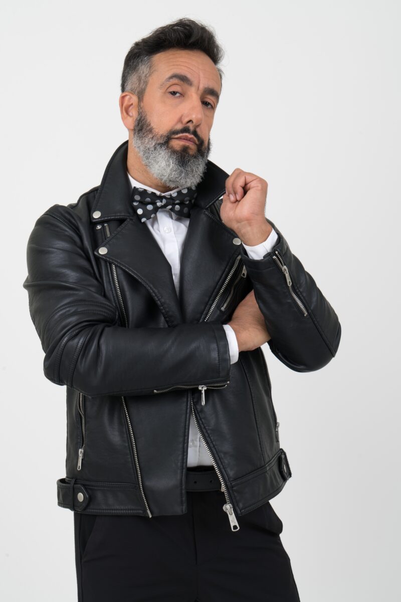 Light Leather Jacket Mans