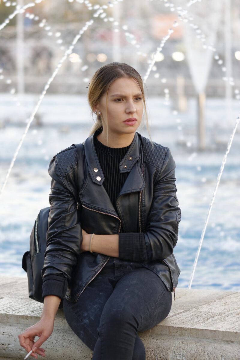 Light Leather Jacket Womens - Casual Dresses for Women