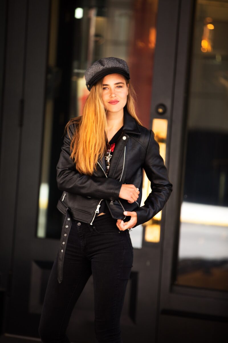 Light Leather Jacket Womens - Casual Dresses for Women