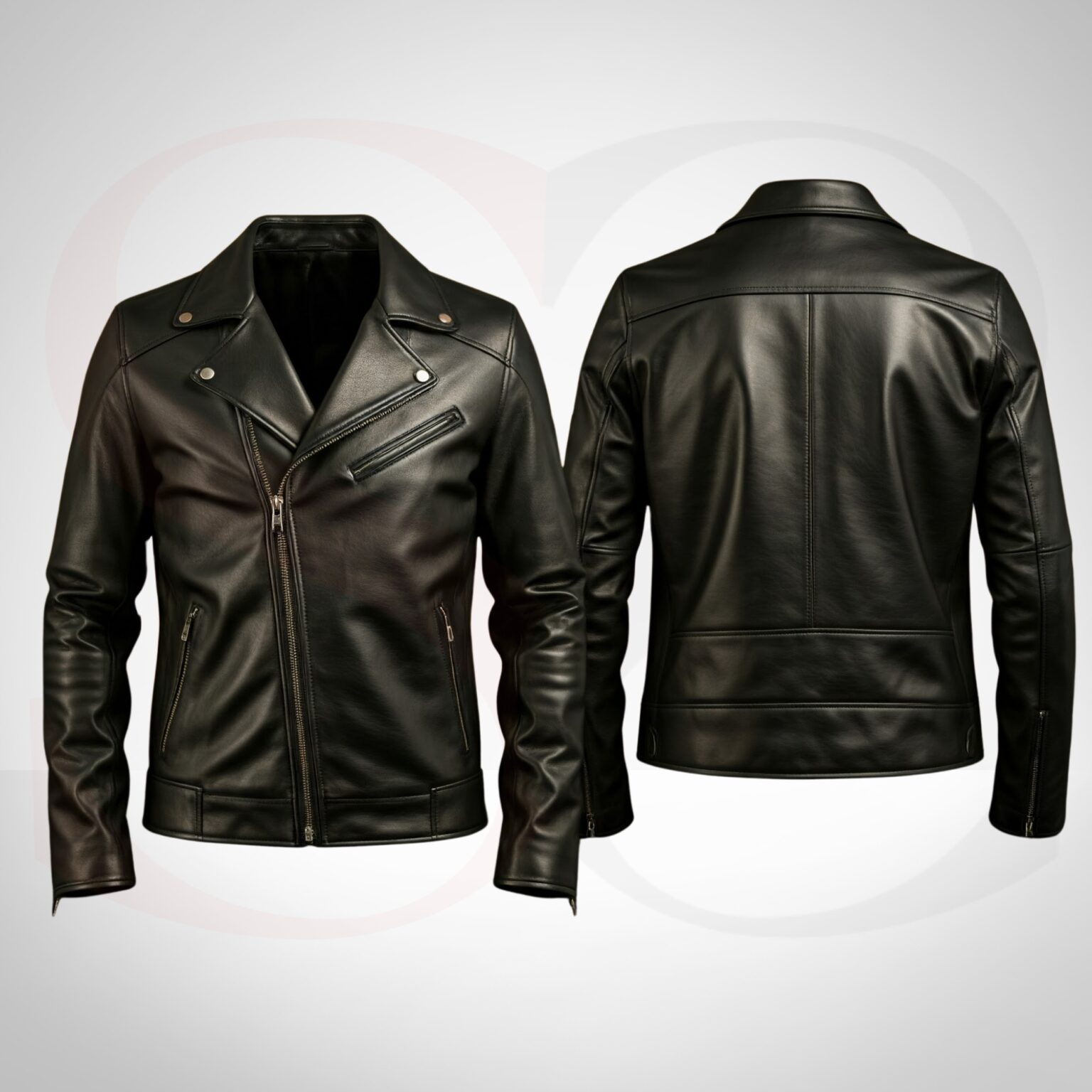 Matte Finish Black Leather Jacket Outfit