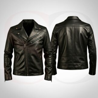 Matte Finish Black Leather Jacket Outfit