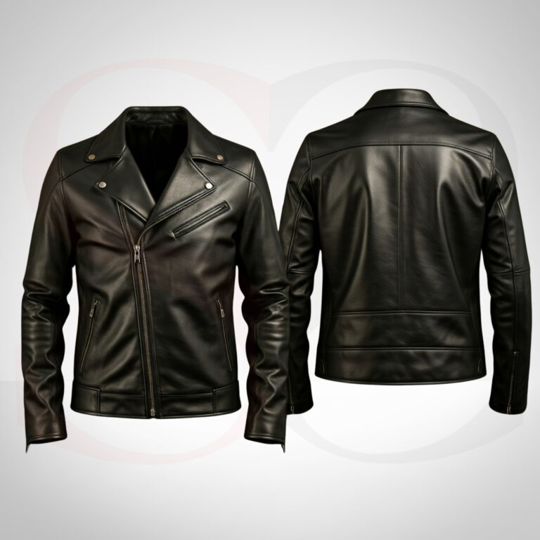 Matte Finish Black Leather Jacket Outfit