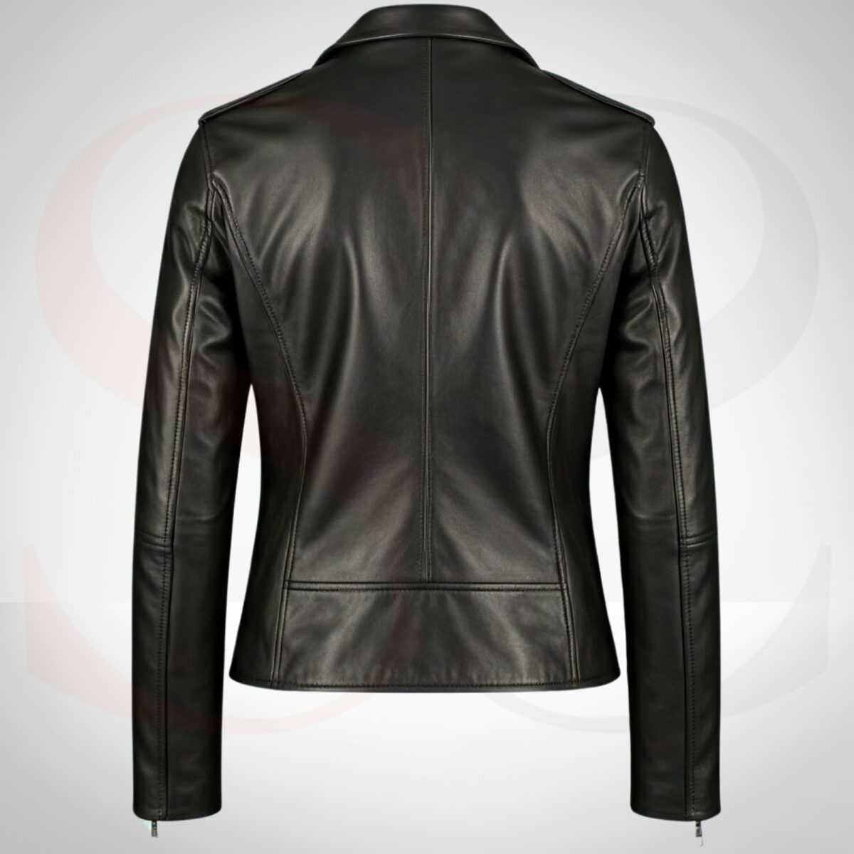 Biker-inspired Women Leather Jacket Winter