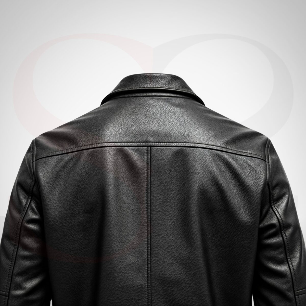 Matte Black Finish winter leather jacket women's
