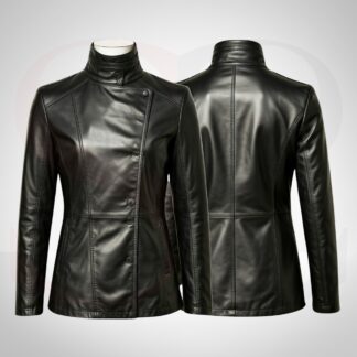 Biker lifestyle Leather Winter Coat Womens
