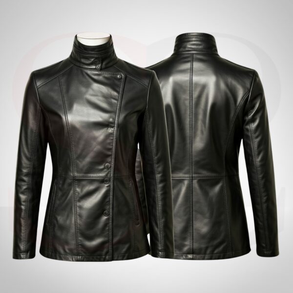 Biker lifestyle Leather Winter Coat Womens