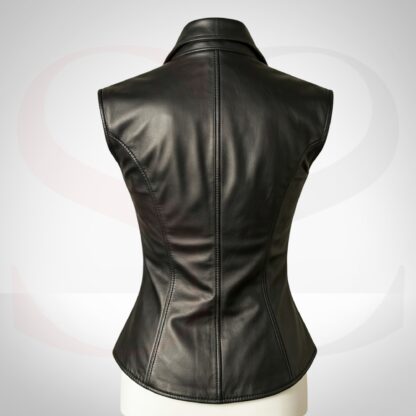 Biker-Chic Appeal Leather Vest