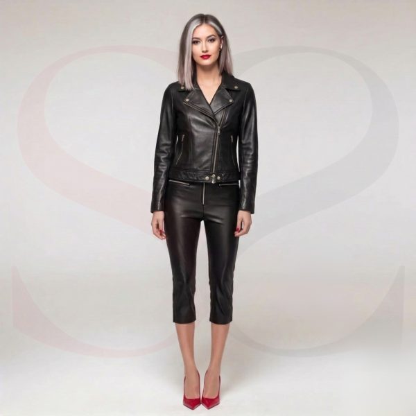 Chic Urban Wear Women Leather Jacket Fashion