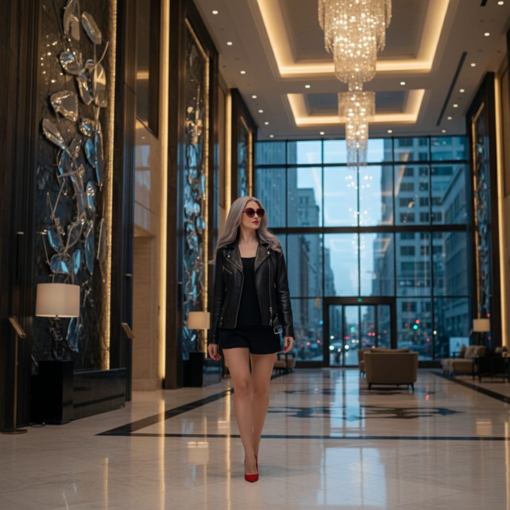 Real Person Deep Black Leather Bomber Jacket Coat Header