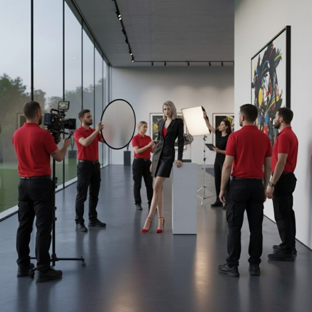Artistry in Motion: Tuxedo Dress