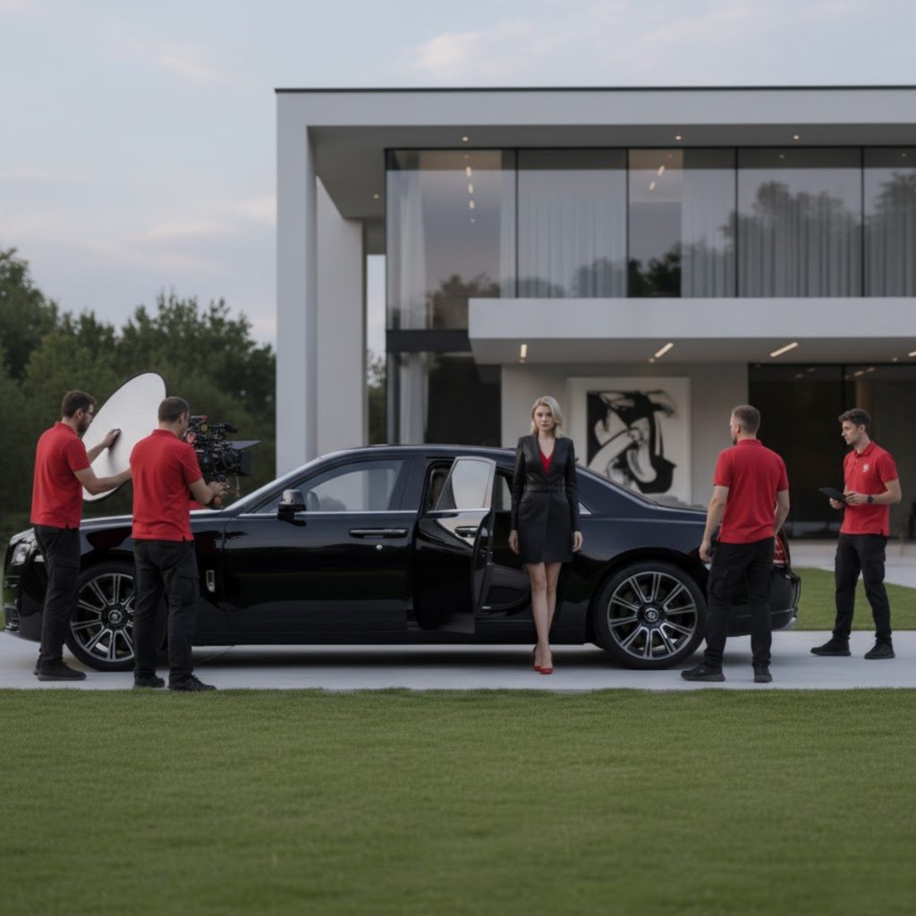 Tailored Elegance: A Grand Entrance