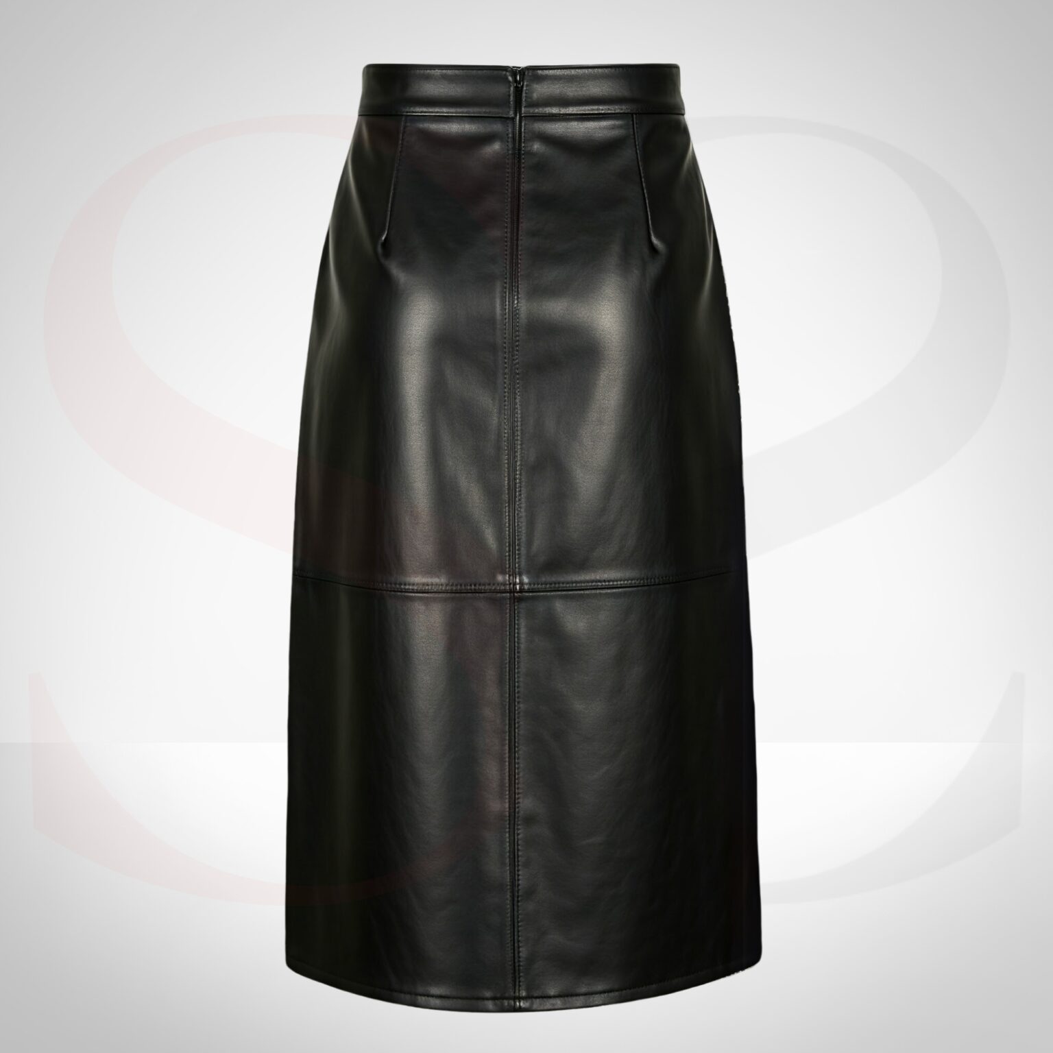 Exclusive Fashion Piece Black Leather Pencil Skirt