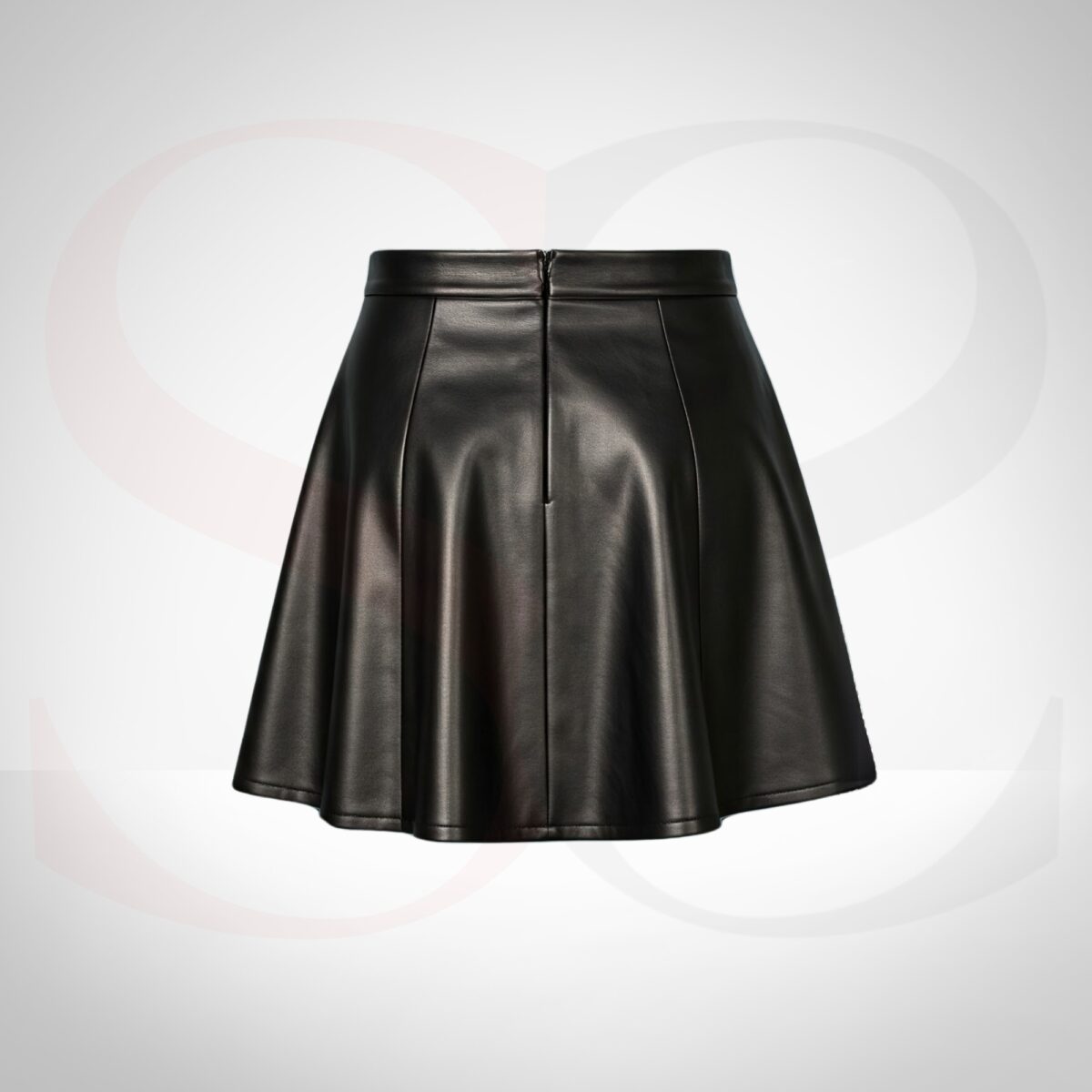 Leather Skater Skirt
