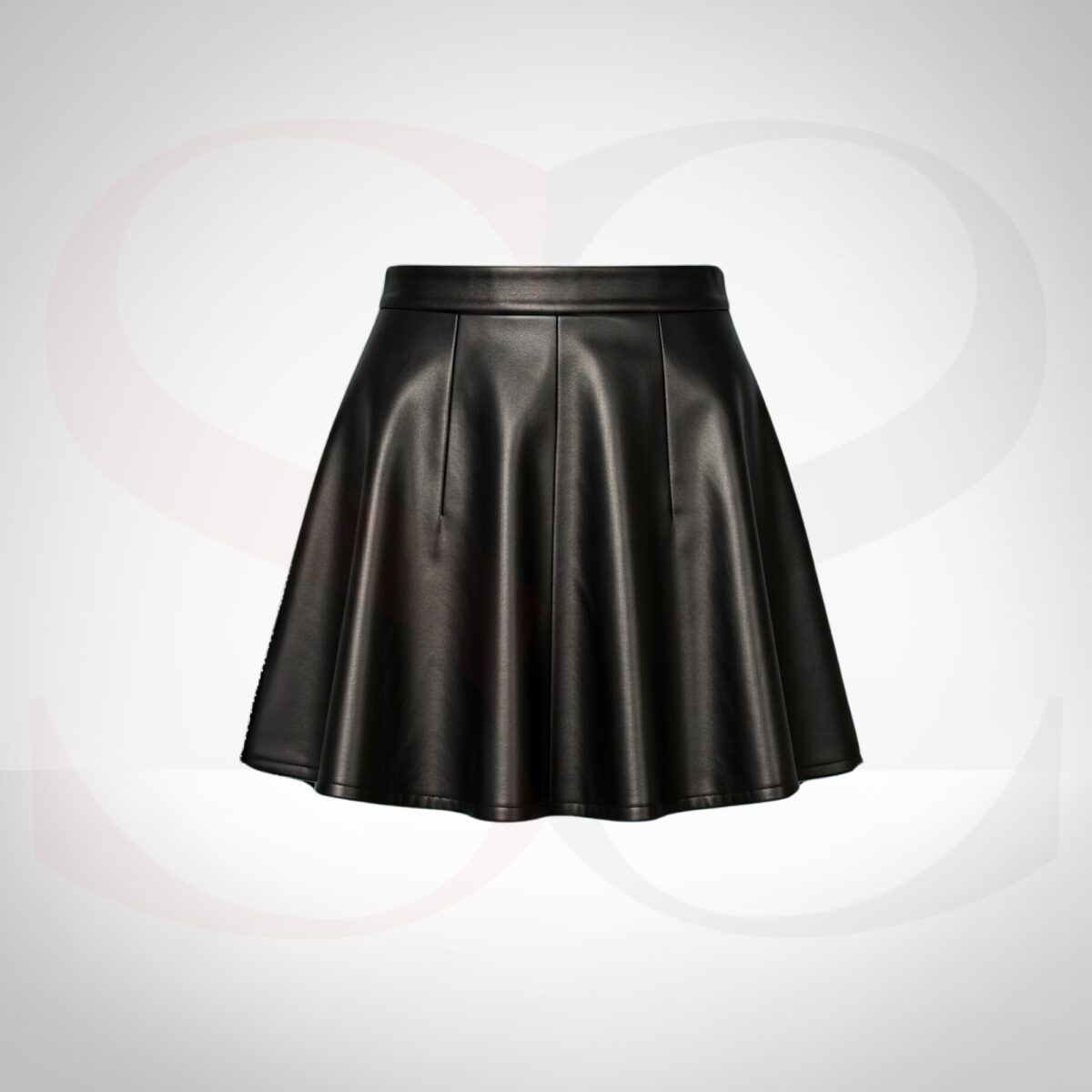 Leather Skater Skirt