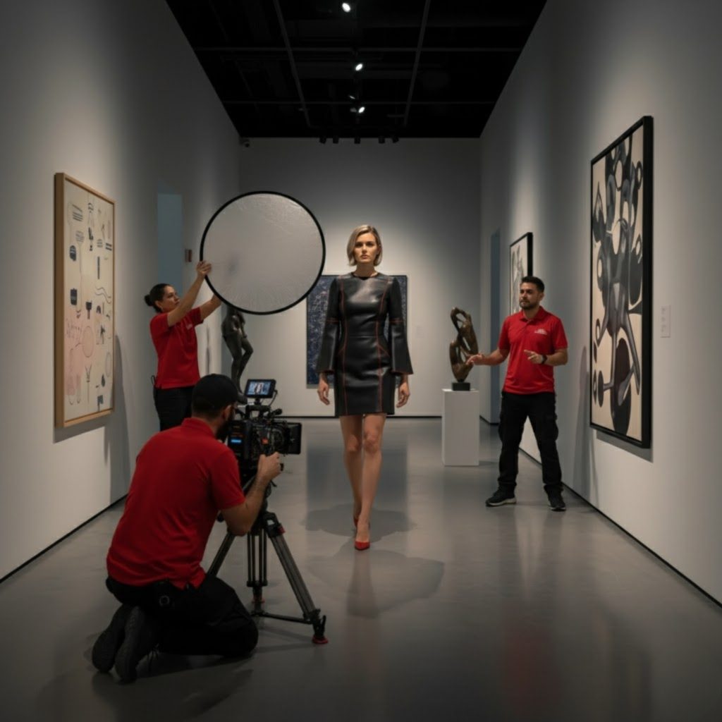 Artistry Unveiled, A Poised Presence