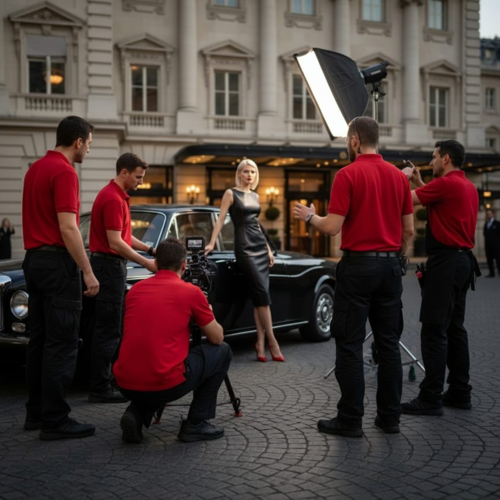 Timeless Allure: Evening City Shoot