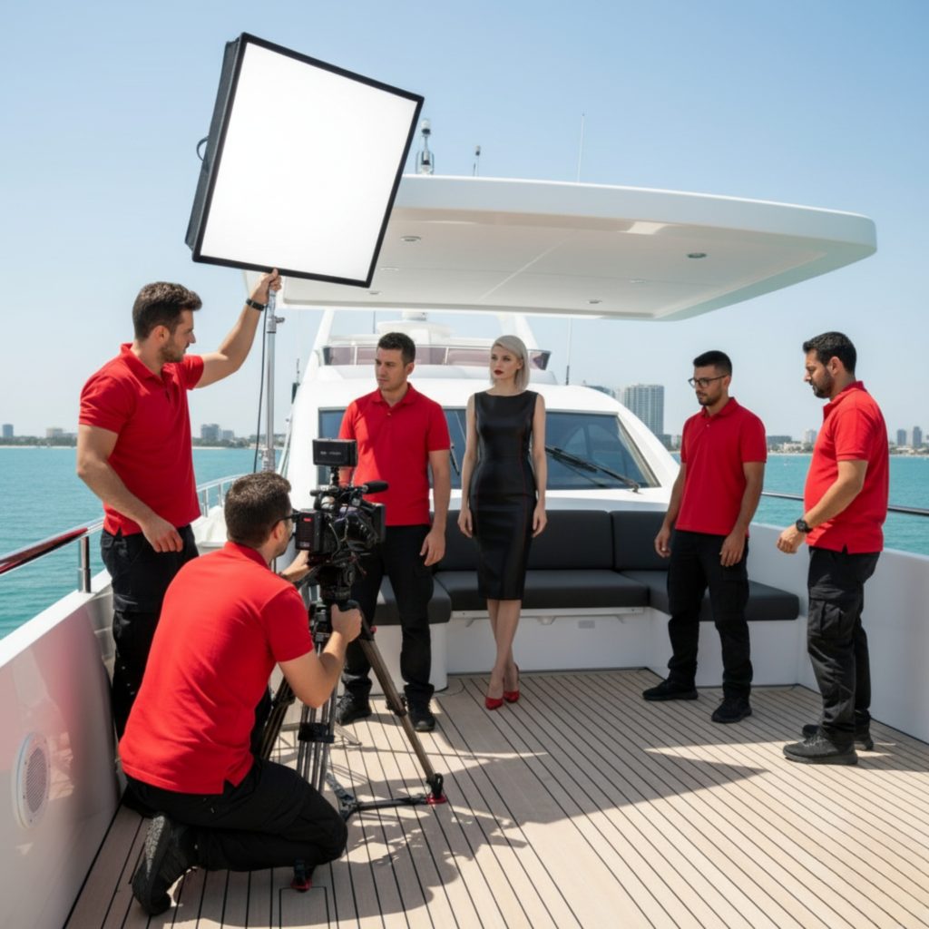 Sculpted Elegance: Maritime Fashion Shoot