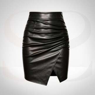 Black Wrap Skirt Mini
