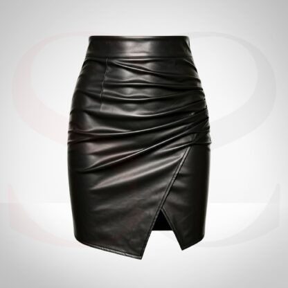 Black Wrap Skirt Mini