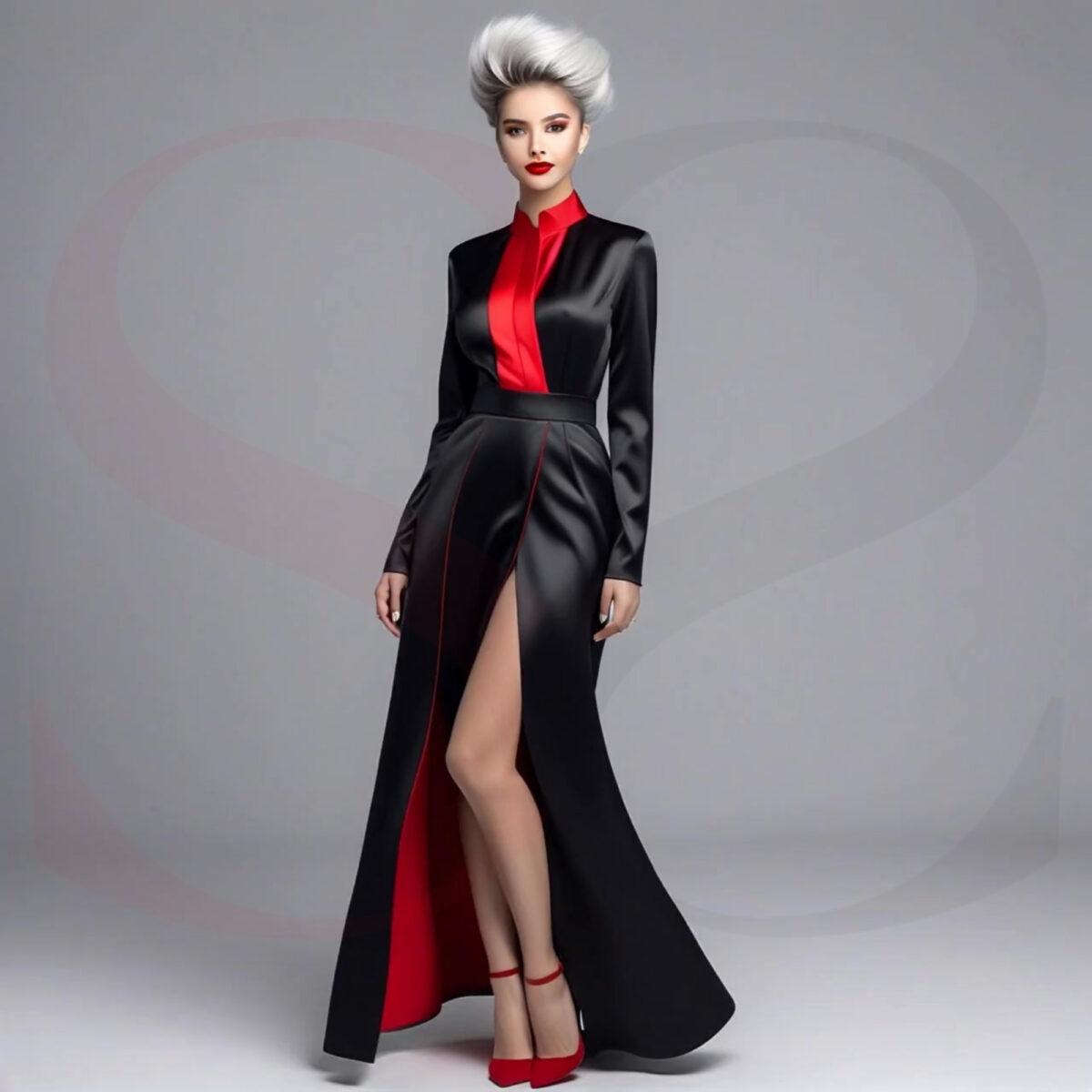 Elegant Column Evening Gown