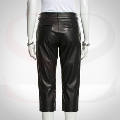 Relaxed Fit Outerwear Leather Capri