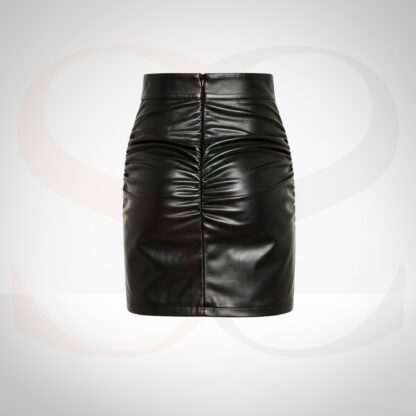 Ruched Mini Skirt