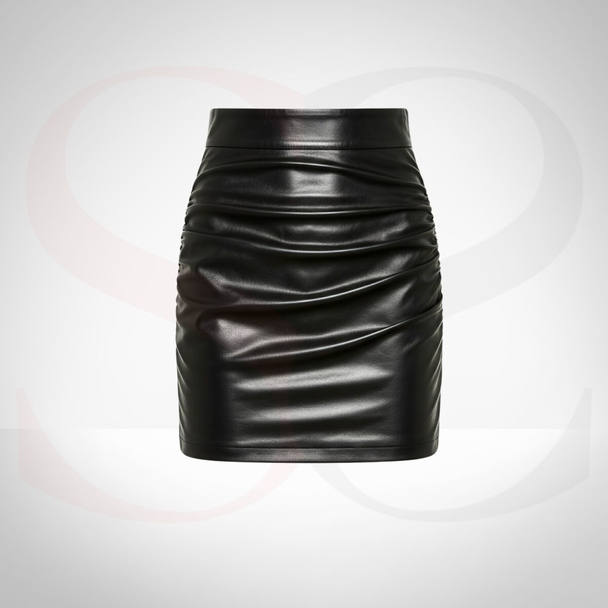 Ruched Mini Skirt