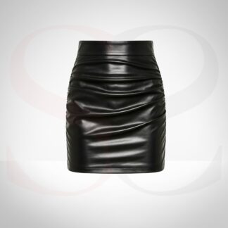 Ruched Mini Skirt