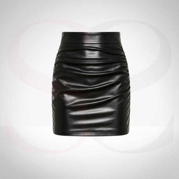 Ruched Mini Skirt