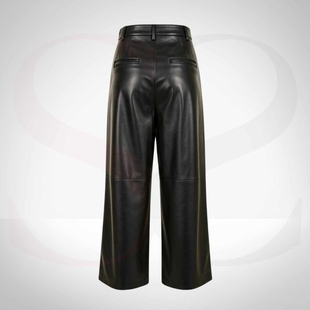 Streetwear Style Leather Culottes