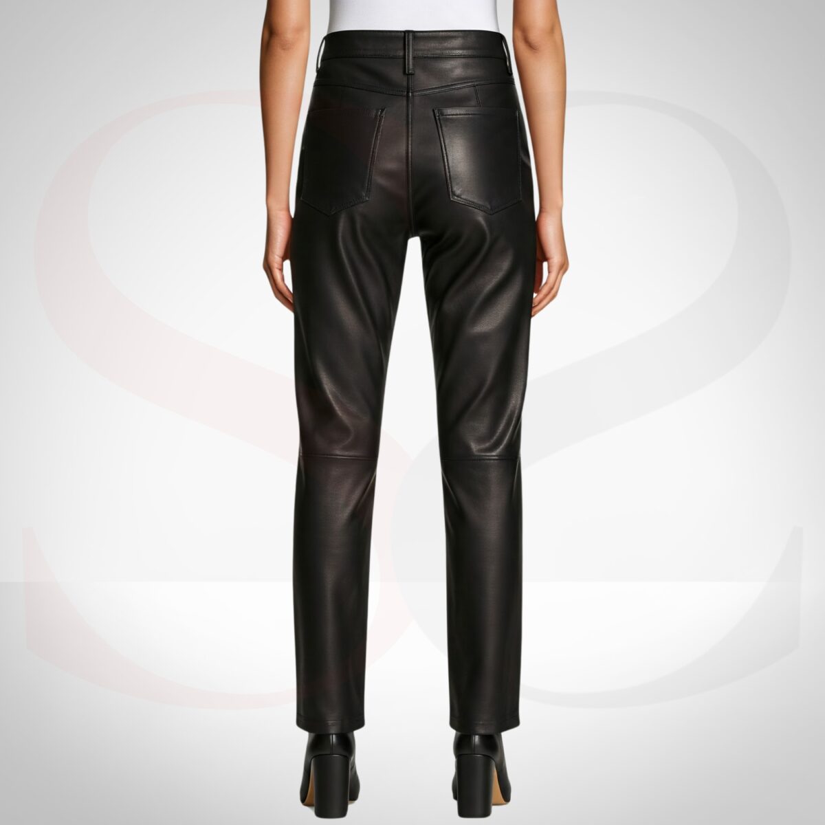 Tailored Fit Leather Pant