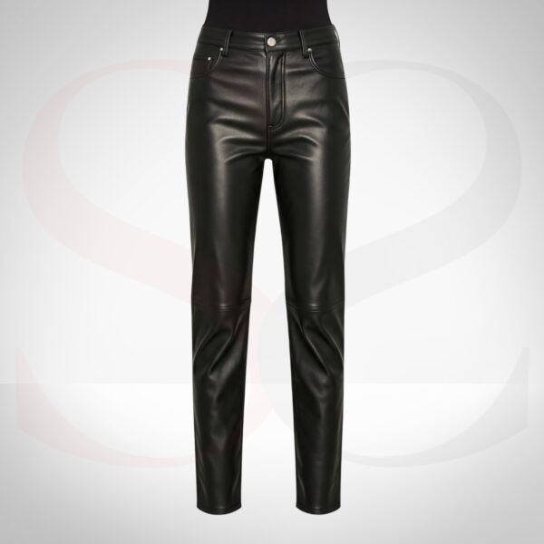 Tailored Fit Leather Pant