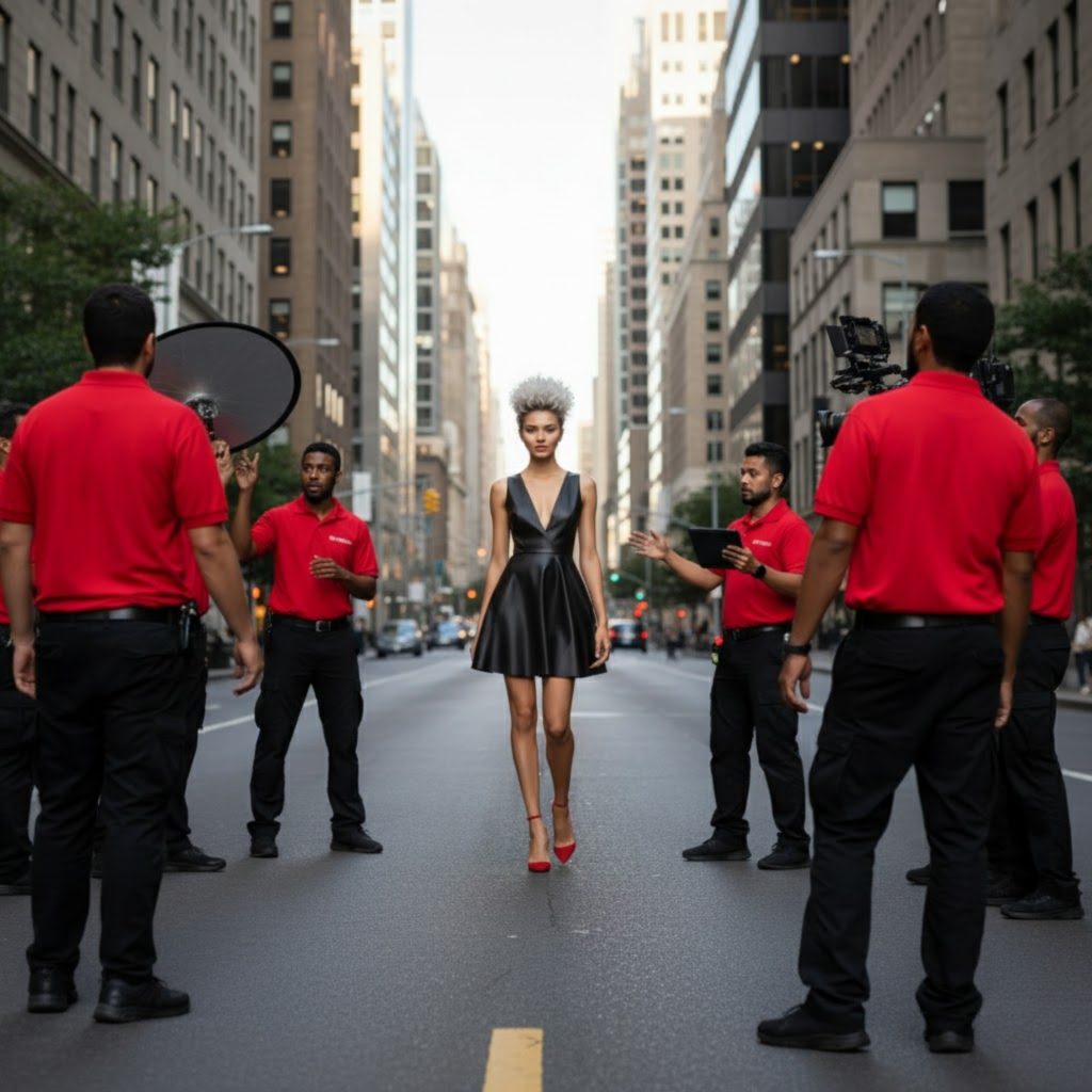 Urban Grace: The Flounce Mini Dress