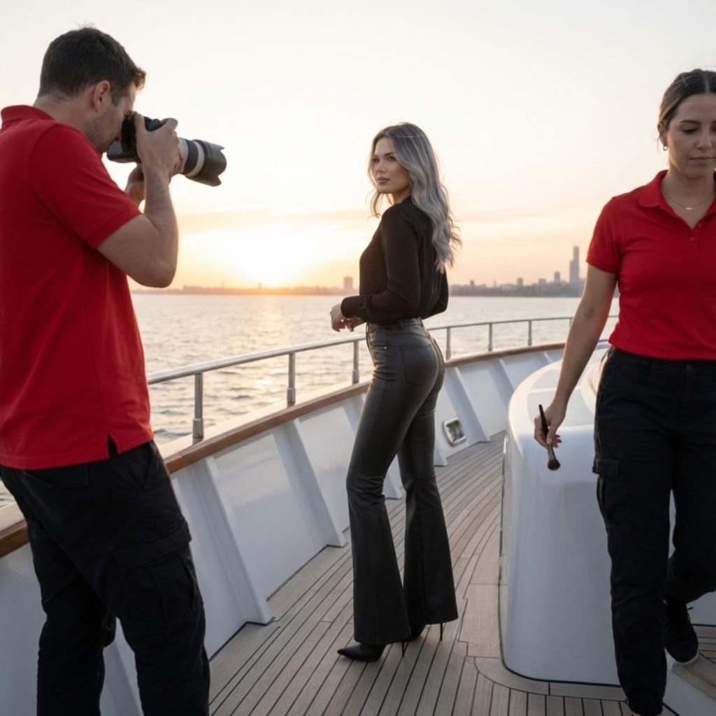 Capturing the Sunset in Modern Leather