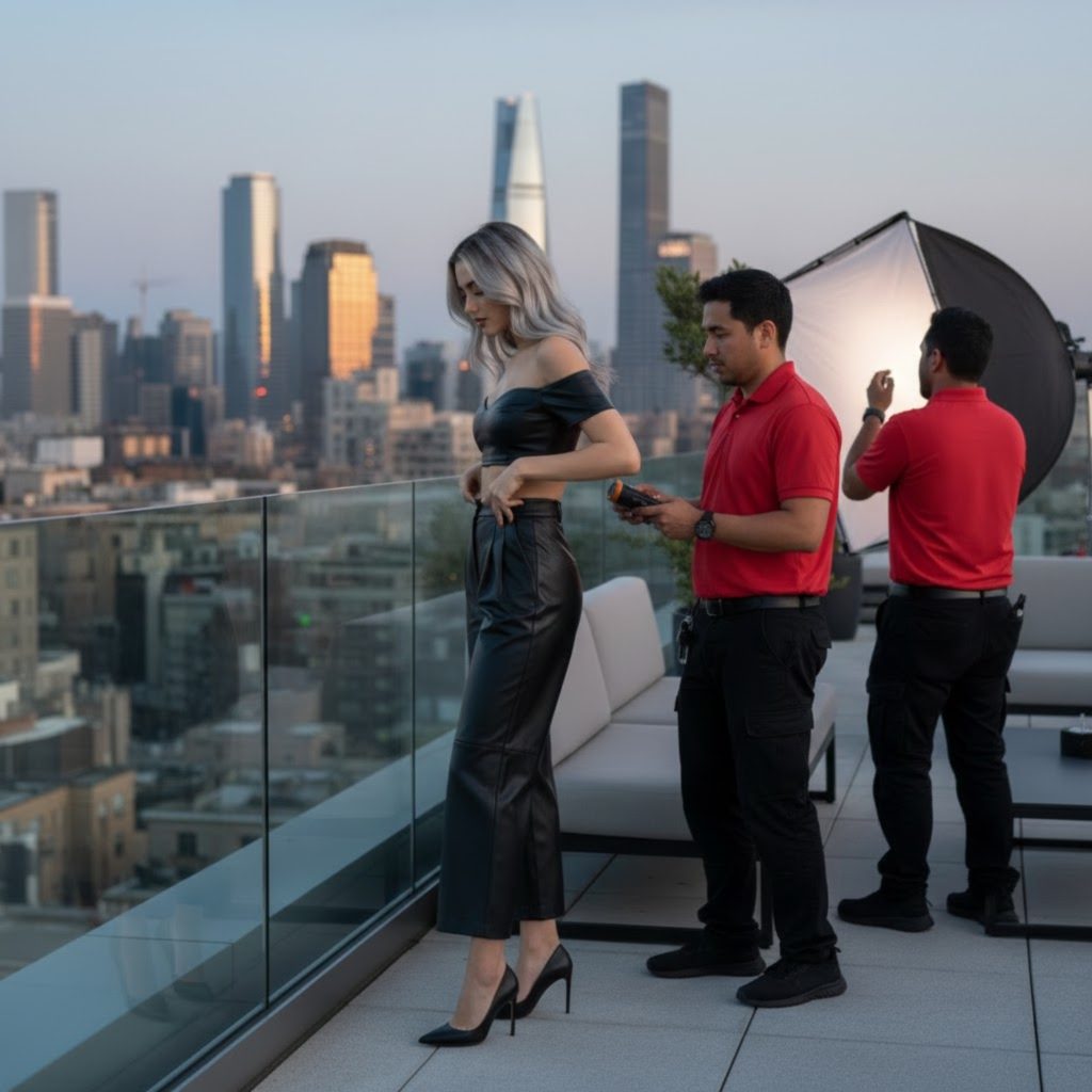 Precision and Poise on the Rooftop