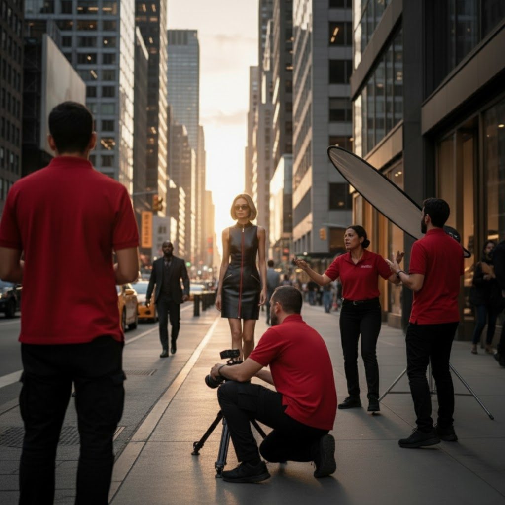Urban Grace Under Golden Light