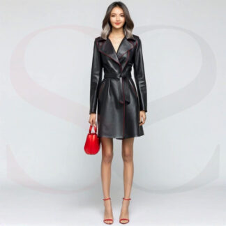 Leather Coat Dress