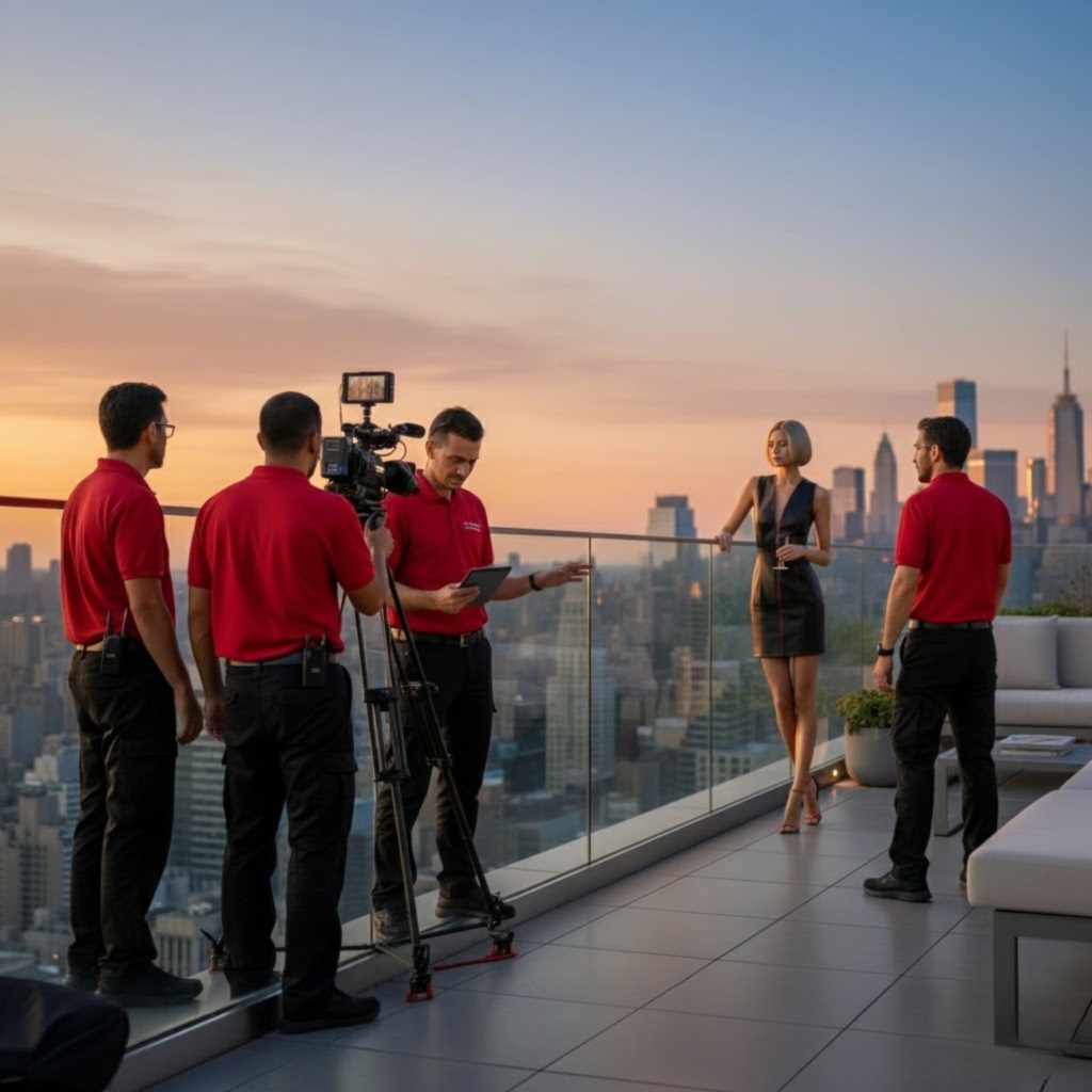Rooftop Radiance: The Deep V Neck Story