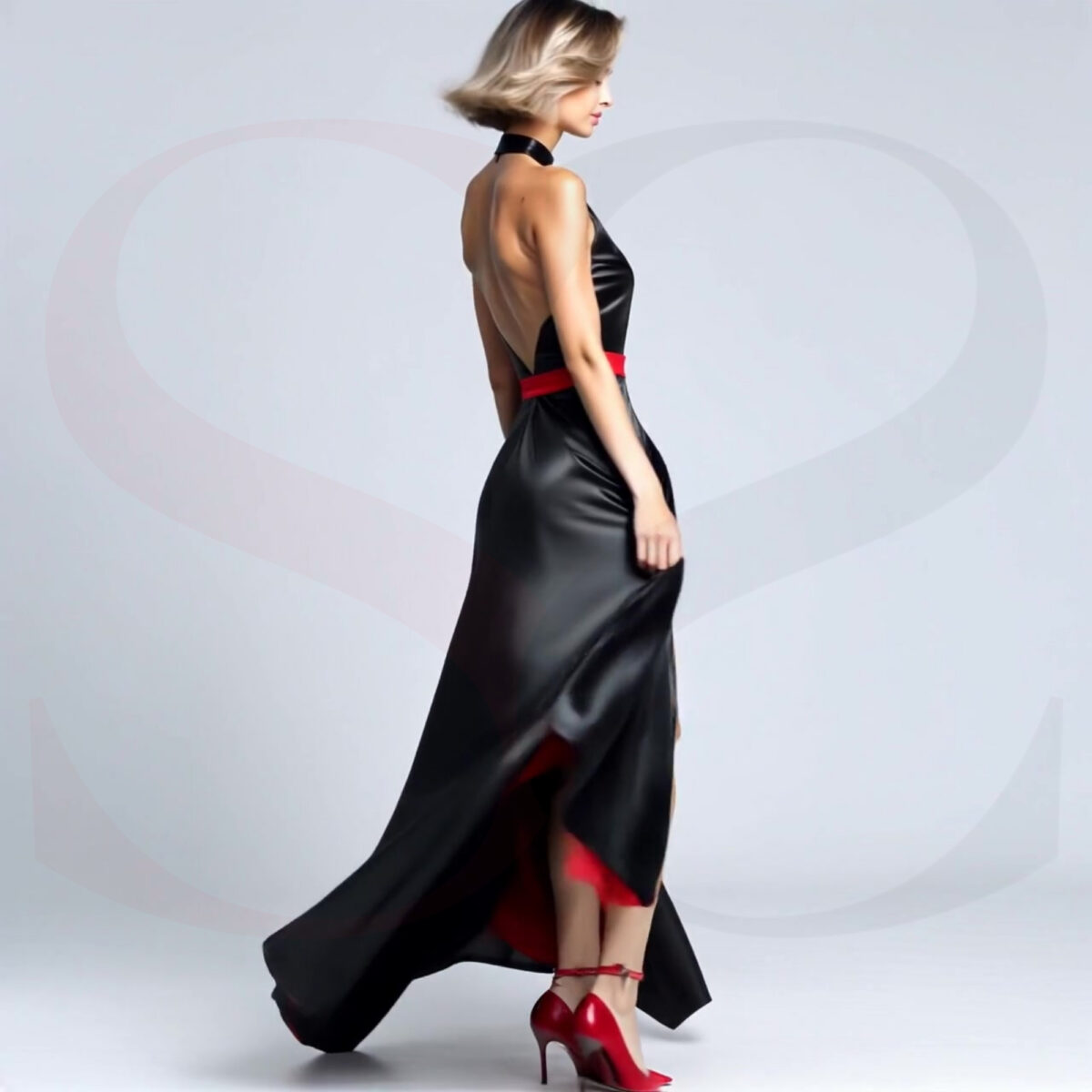 Leather Gown Ladies