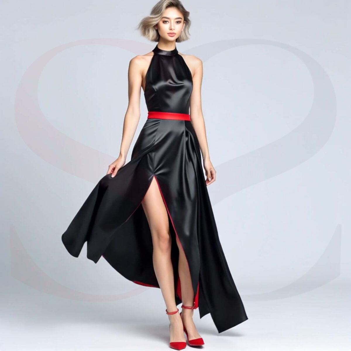 Leather Gown Ladies