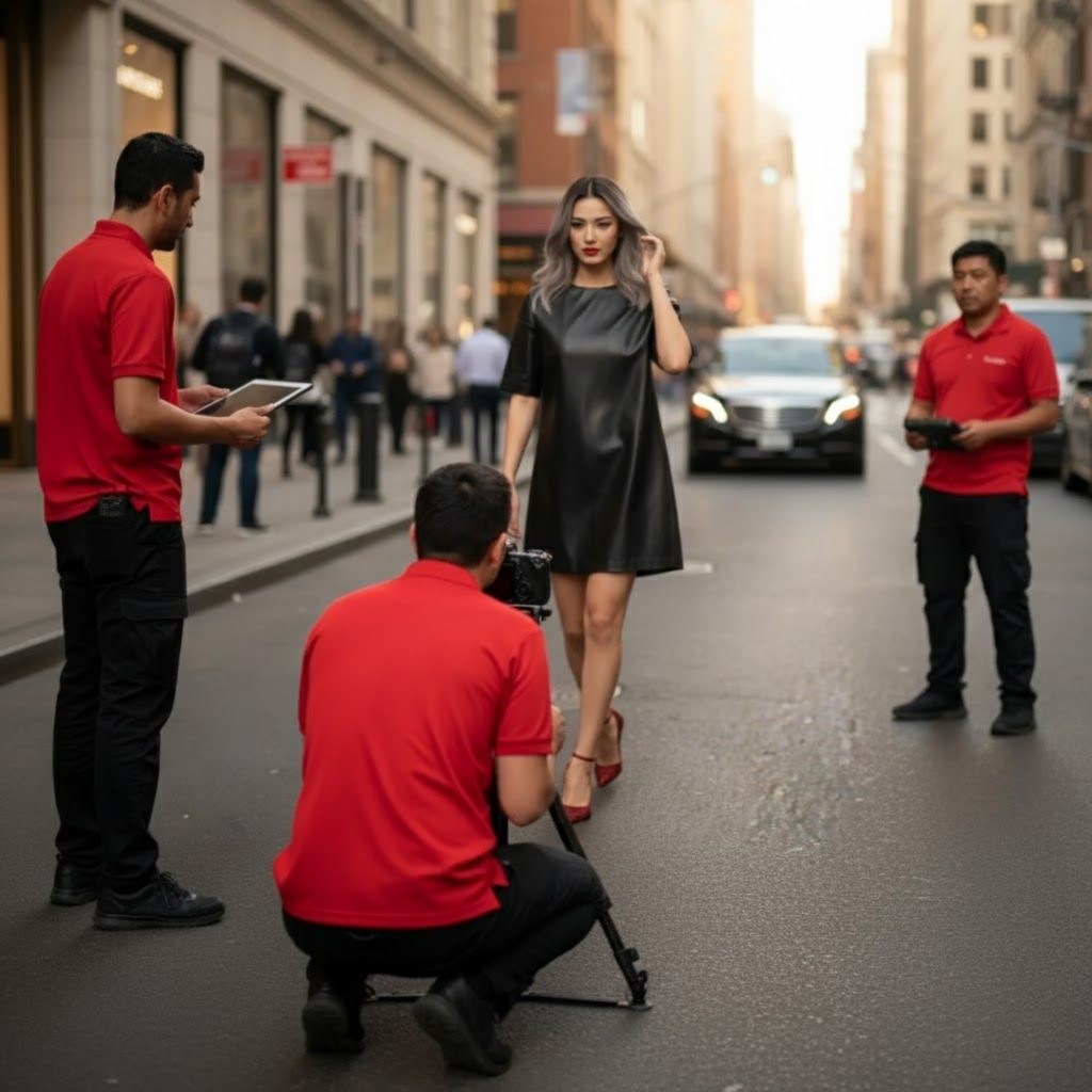 Urban Runway: The Leather T-Shirt Dress