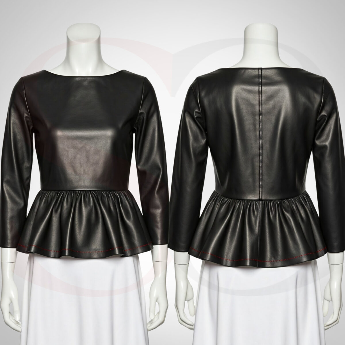 Stylish Womens Peplum Blouse