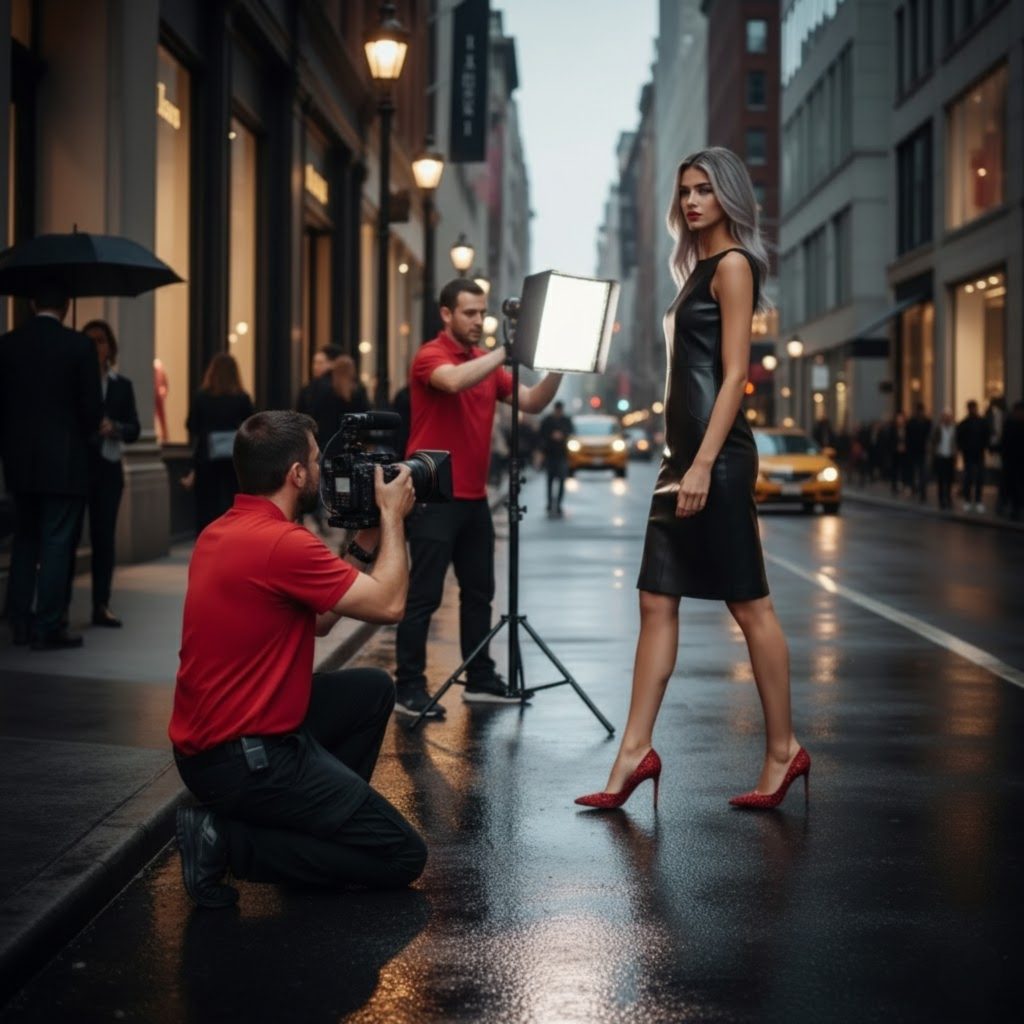 The Black Sheath Gown: City Lights, Polished Presence
