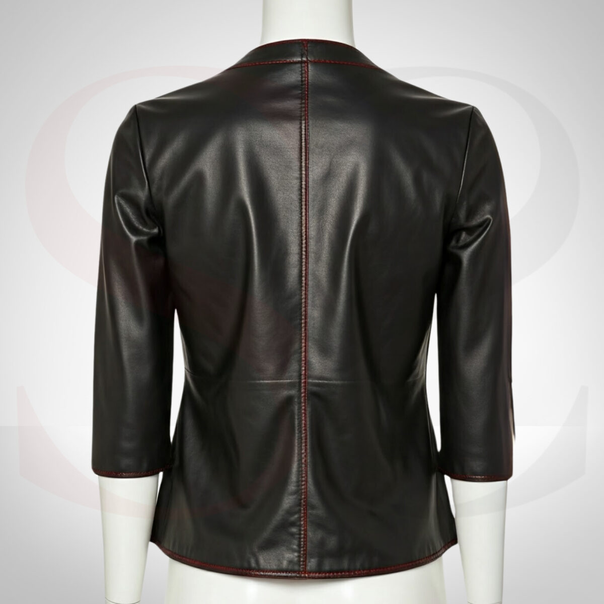 Leather Wrap Top With Buckle