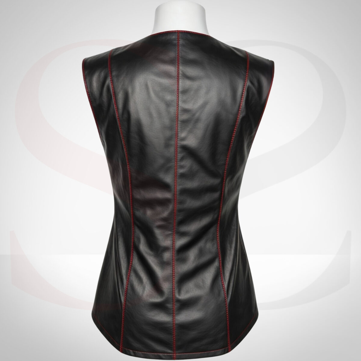 Stylish Womens Leather Wrap Top
