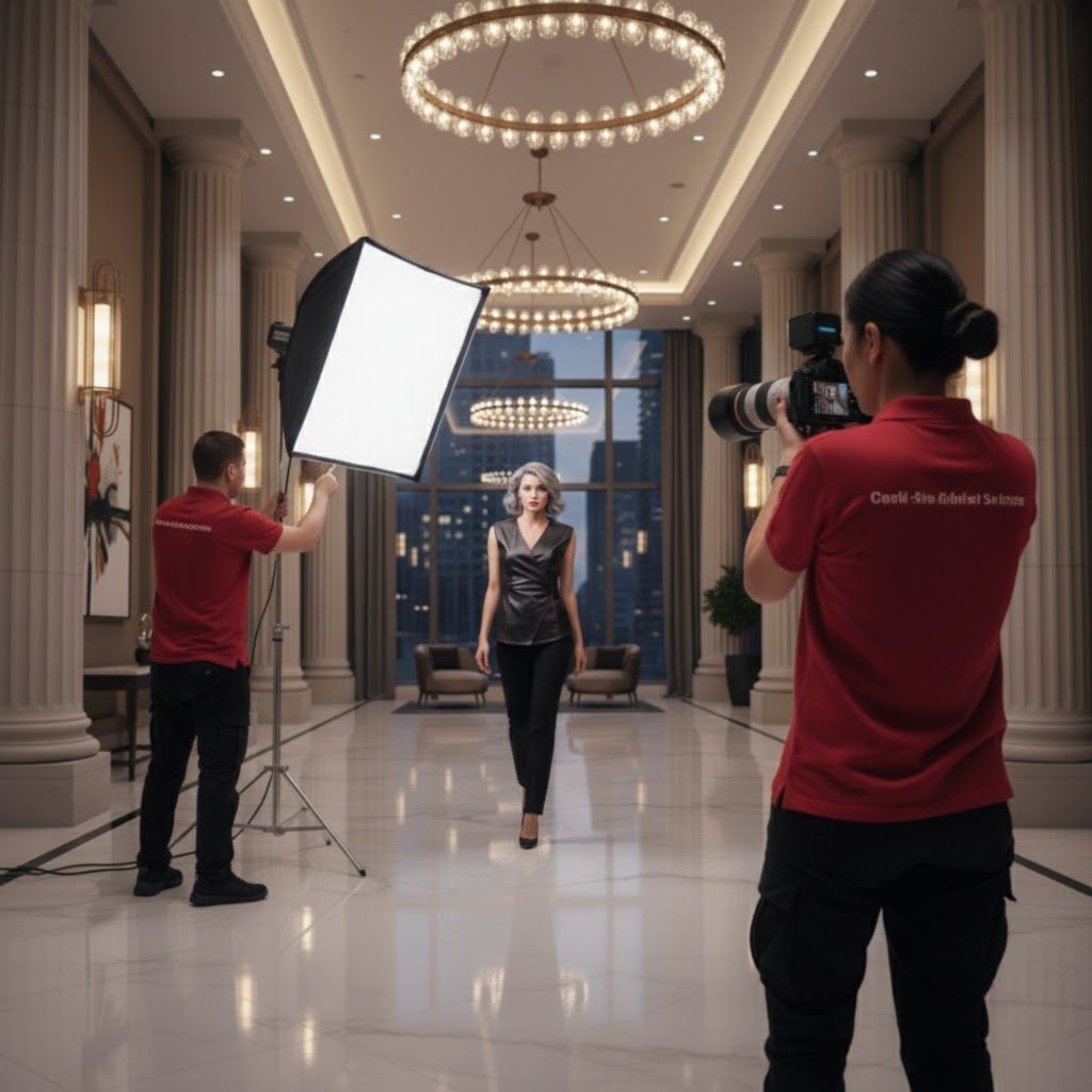 Illuminating Elegance: A Grand Entrance