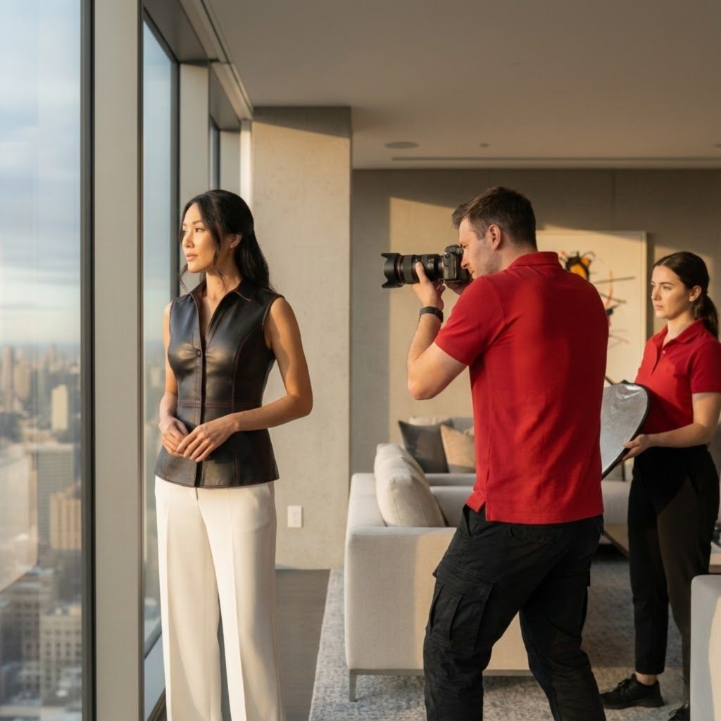 Elegance in the Golden Hour: Behind the Scenes